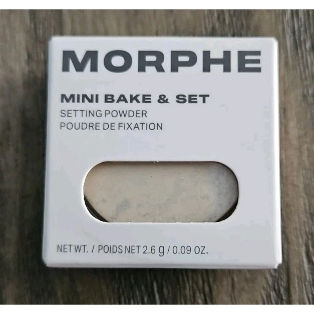 2X MORPHE Mini Bake & Set Setting Powder in Translucent 0.09 oz NIB